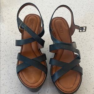Born Women's Black Strappy Sandals